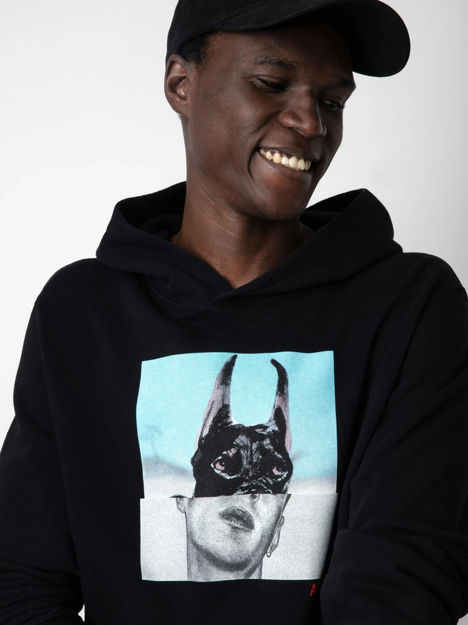 Zadig & Voltaire Sancho Photoprint Sweatshirt Black - Image 3