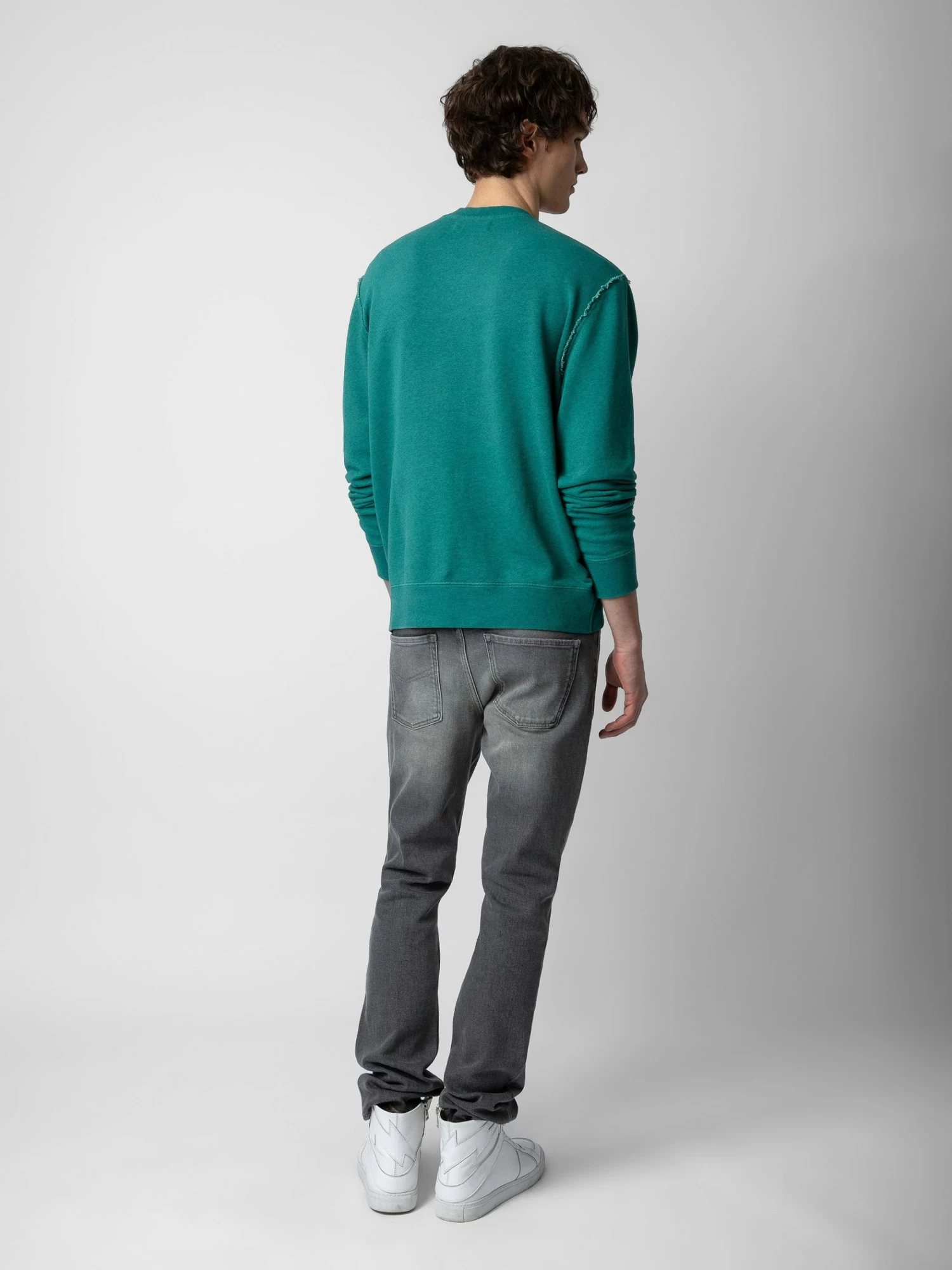 Zadig & Voltaire Simba Sweatshirt Aqua - Image 2