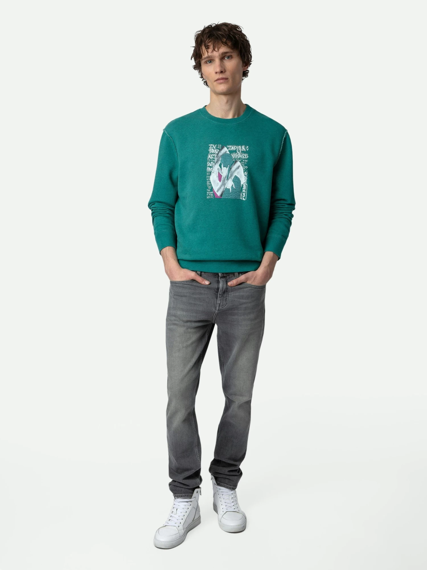 Zadig & Voltaire Simba Sweatshirt Aqua