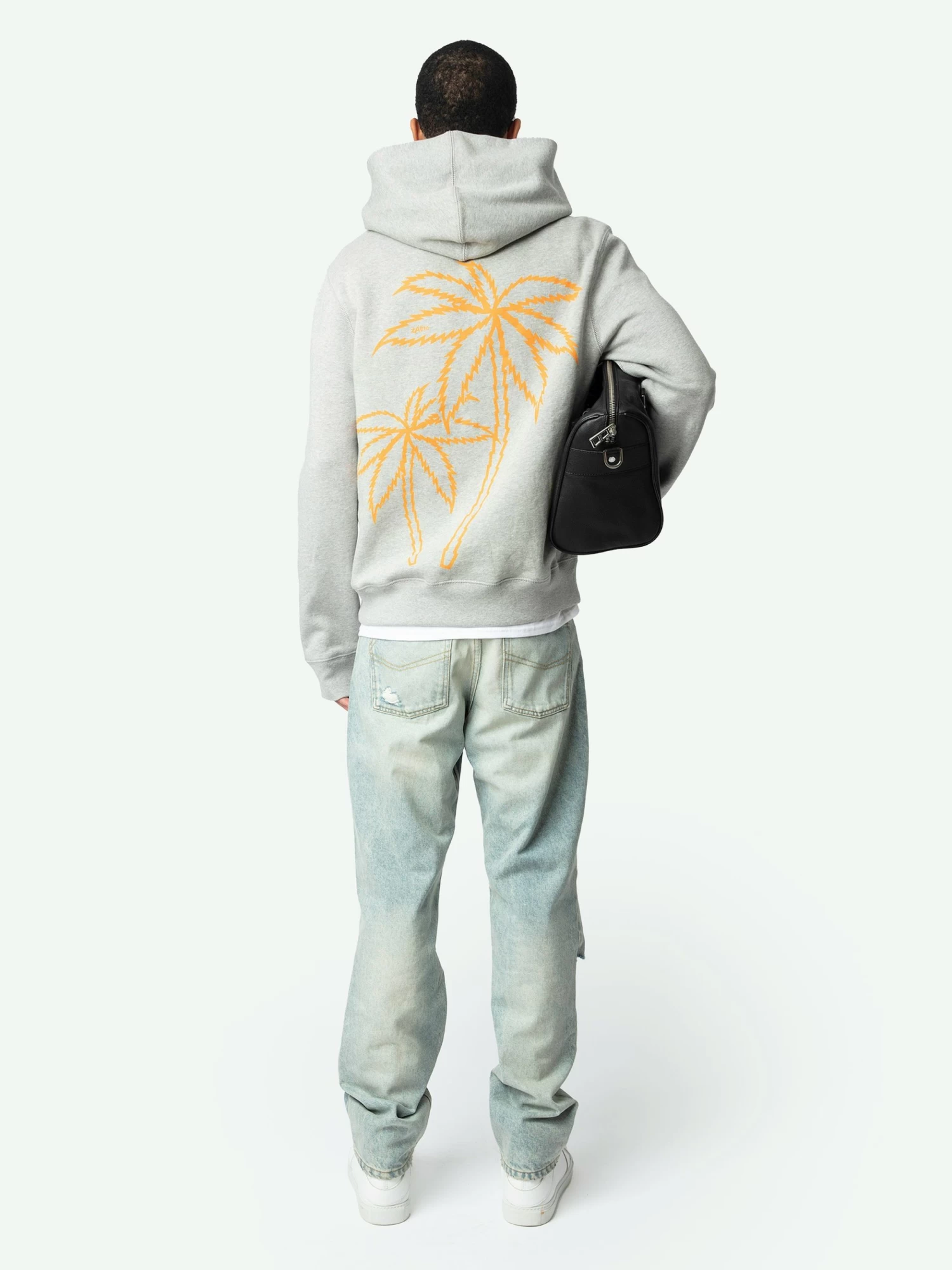 Zadig & Voltaire Sanchi Sweatshirt Gris Chine - Image 2