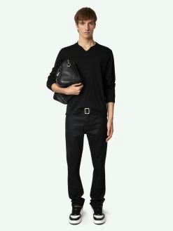 Zadig & Voltaire Monasti Henley T-shirt Black