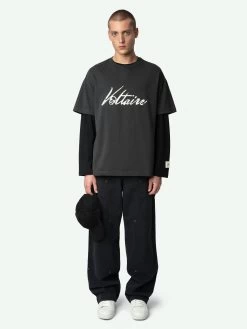 Zadig & Voltaire Teddy T-shirt Carbone
