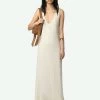 Zadig & Voltaire Deva Navy Sleeveless Dress Ecru