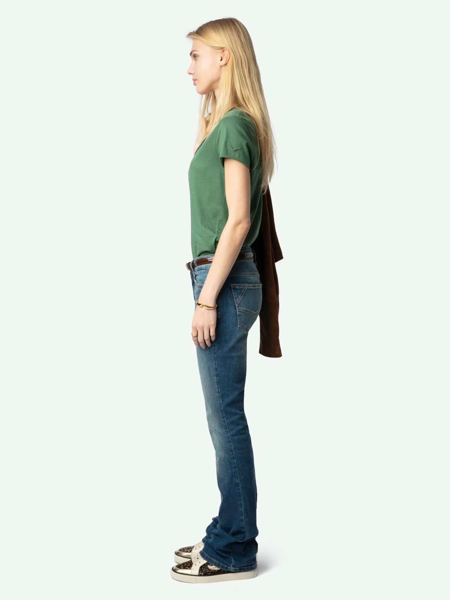 Zadig & Voltaire Story T-shirt Coriander - Image 4