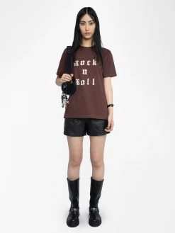 Zadig & Voltaire Edwin T-shirt Burgundy
