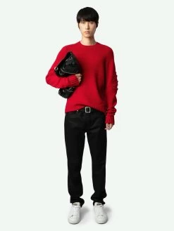 Zadig & Voltaire Jordan Arrow Sweater Cerise