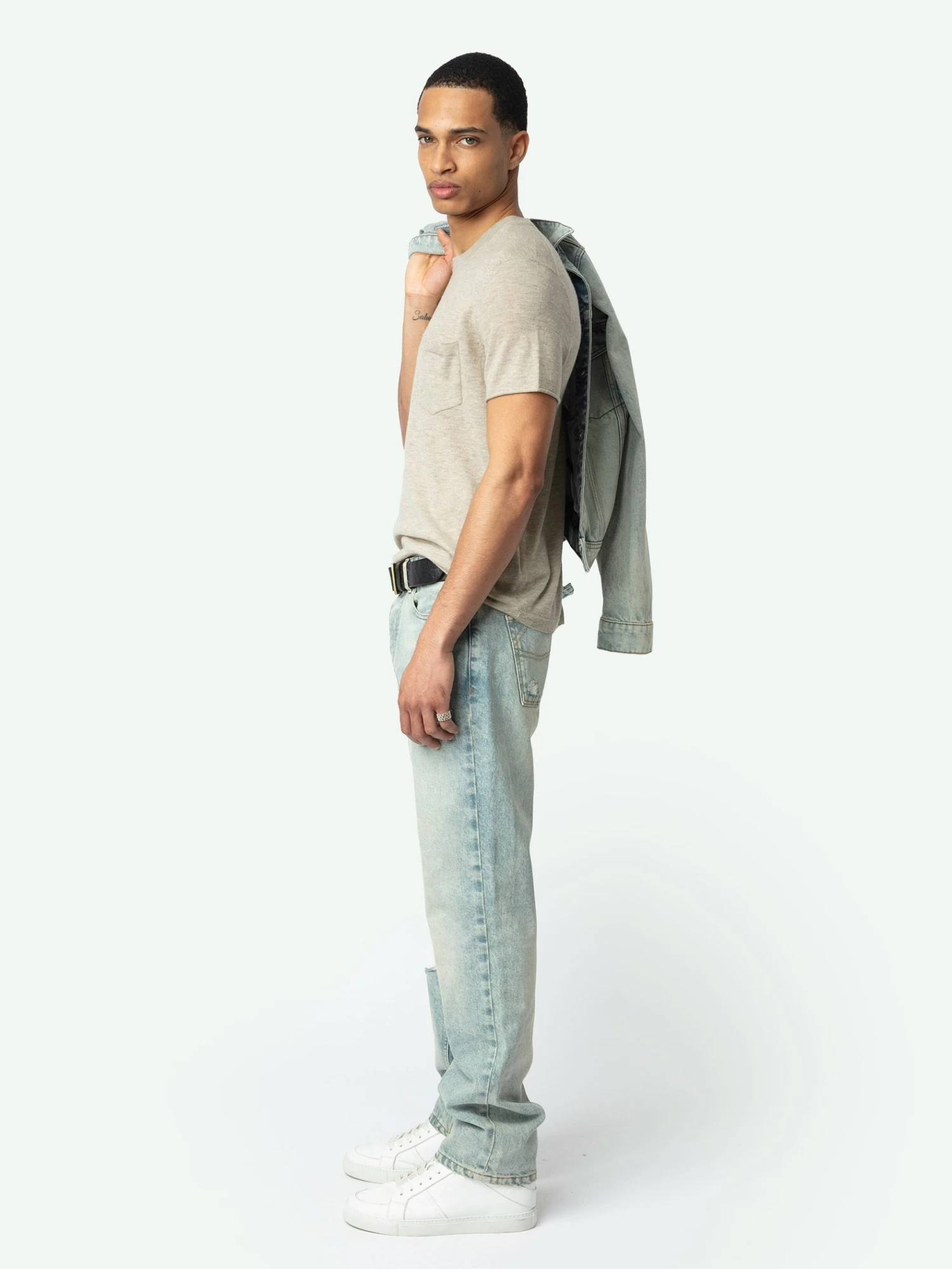 Zadig & Voltaire Jimmy Cashmere Sweater Geology - Image 4