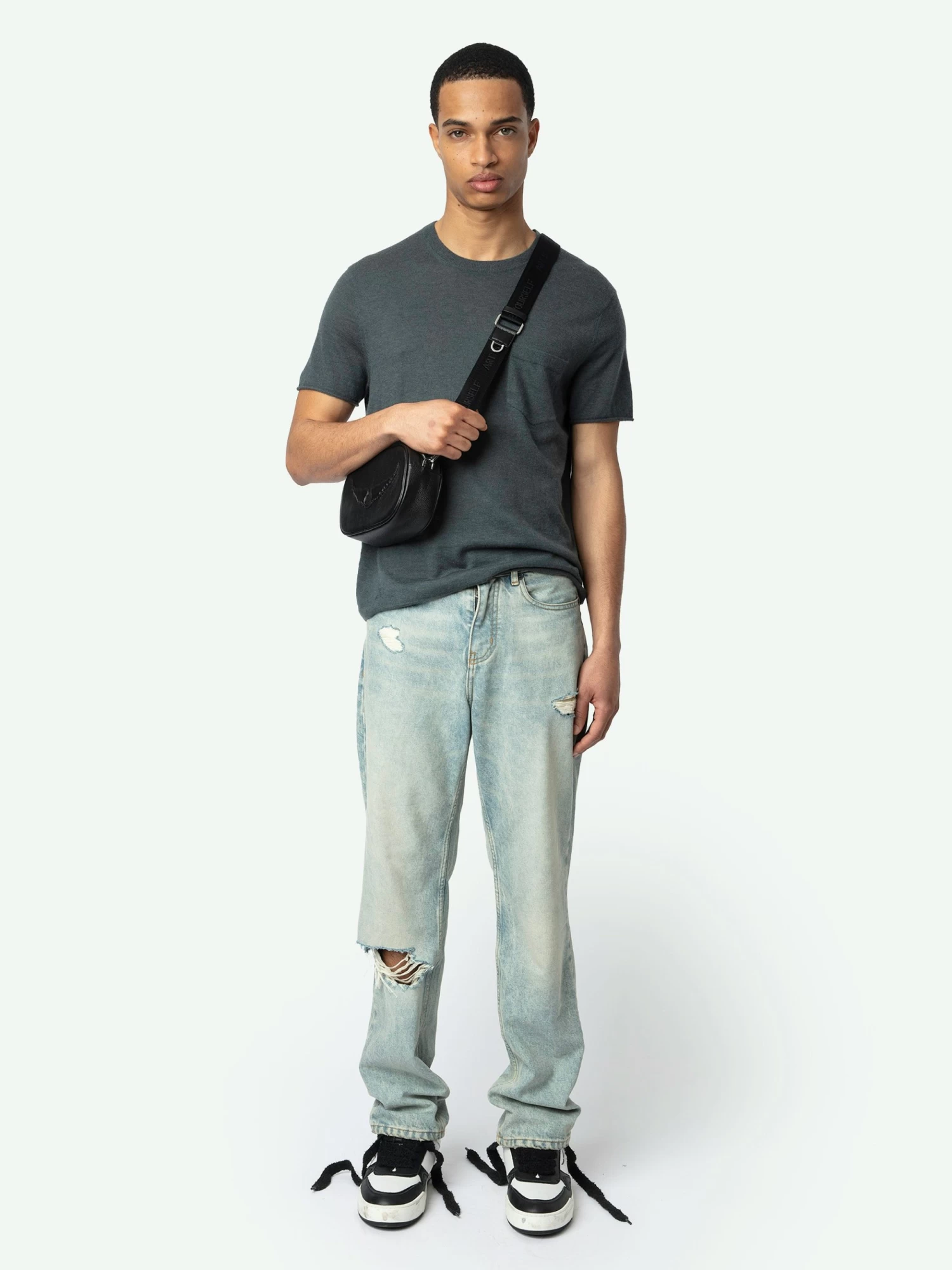 Zadig & Voltaire Jimmy Cashmere Sweater Vert De Gris