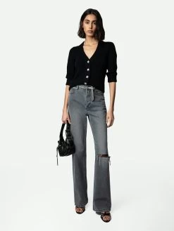 Zadig & Voltaire Betsy Cashmere Cardigan Black