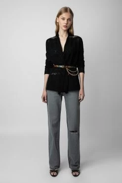 Zadig & Voltaire Isao Cardigan Black