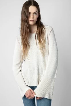 Zadig & Voltaire Louna Pullover Ecru