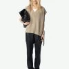 Zadig & Voltaire Maddy Cashmere Sweater Oatmeal