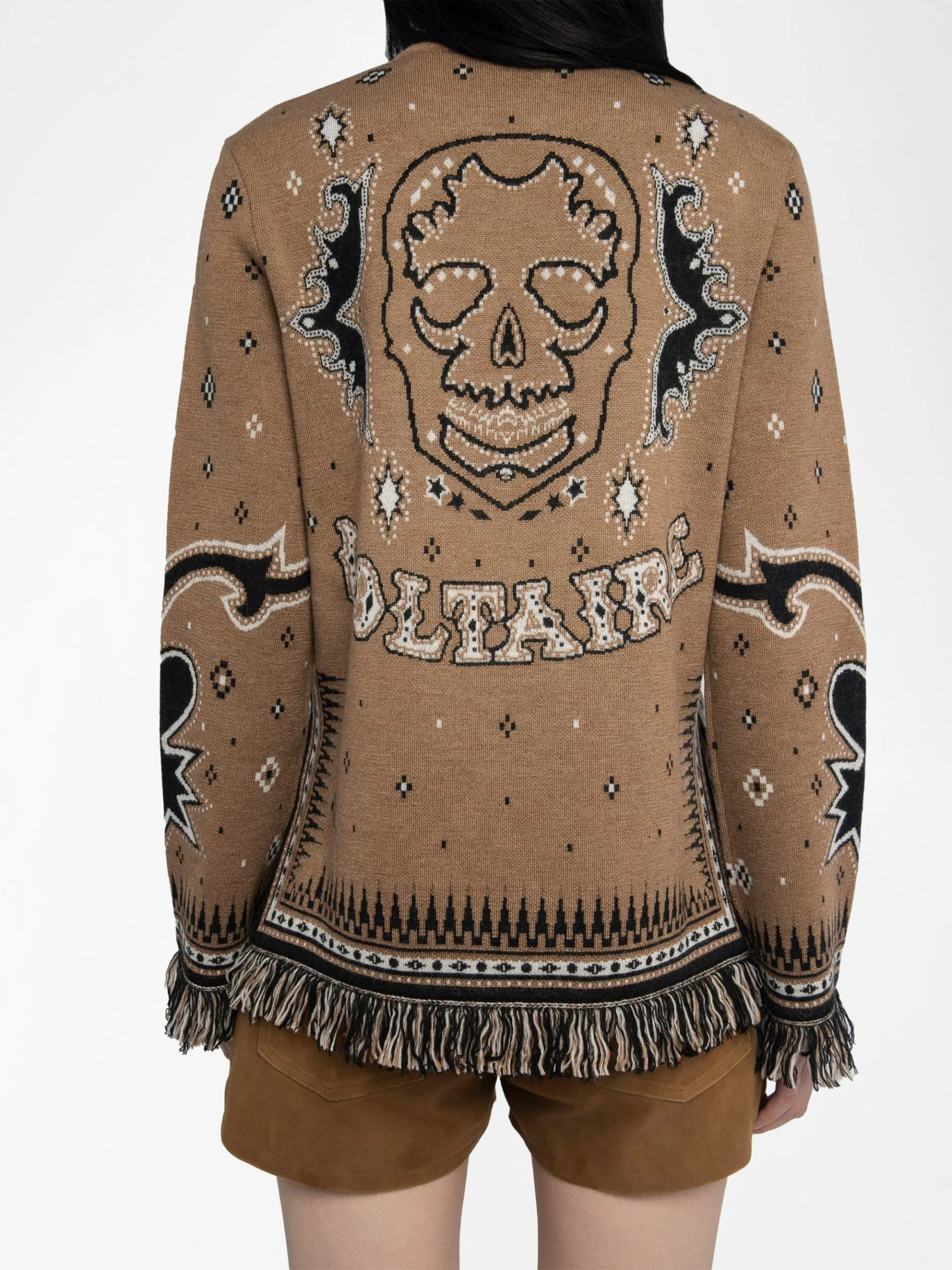 Zadig & Voltaire Leon Wool Sweater Daim - Image 6