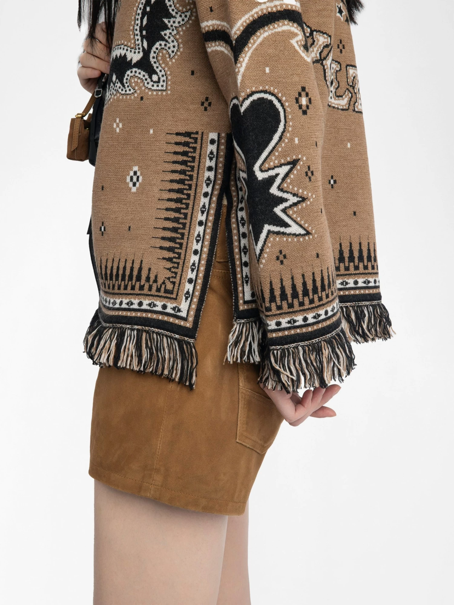 Zadig & Voltaire Leon Wool Sweater Daim - Image 7