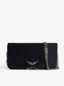 Zadig & Voltaire Rock Studs Clutch Black