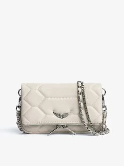 Zadig & Voltaire Rock Nano Quilted Clutch Flash
