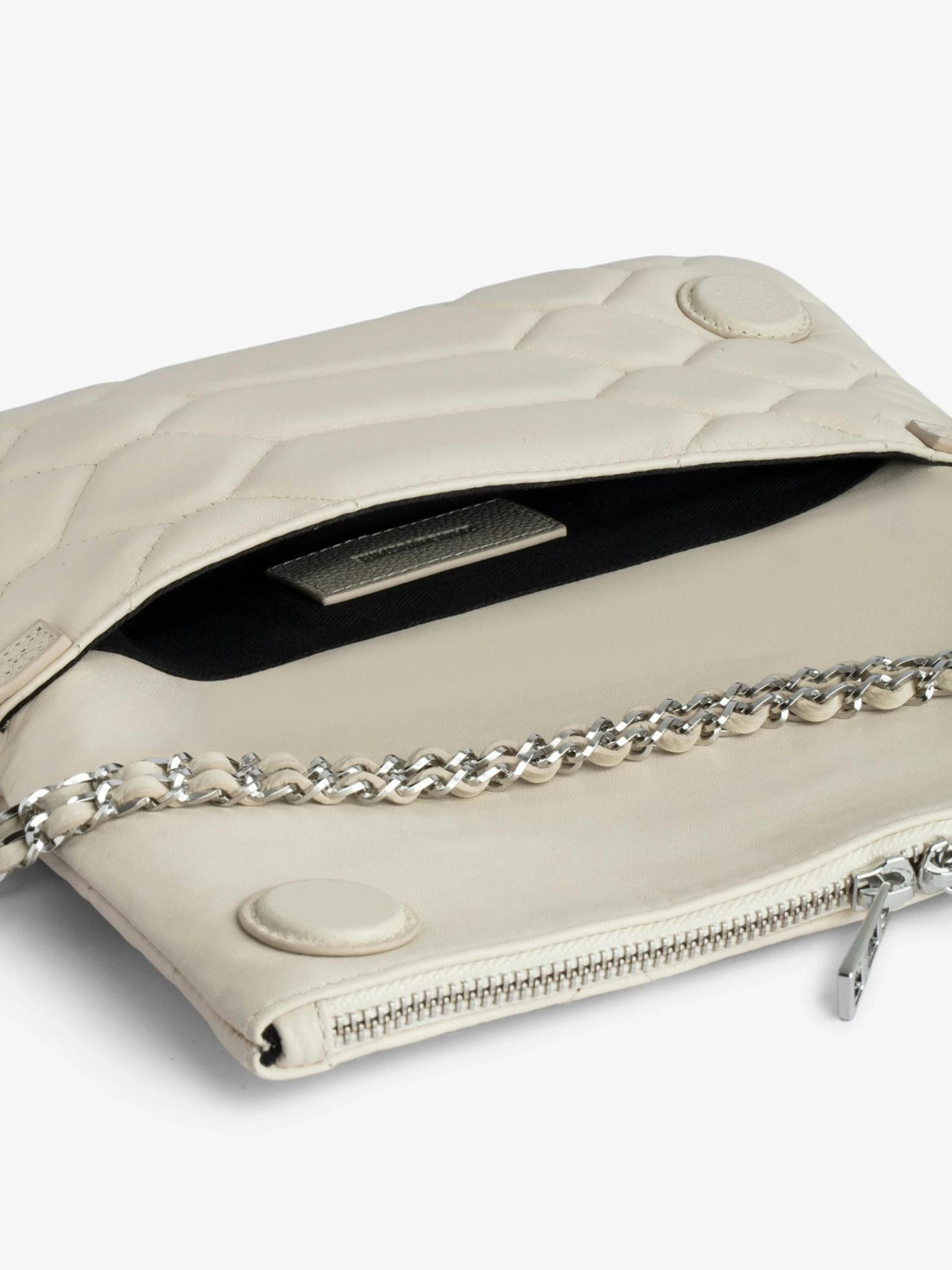 Zadig & Voltaire Rock Quilted Clutch Flash - Image 4