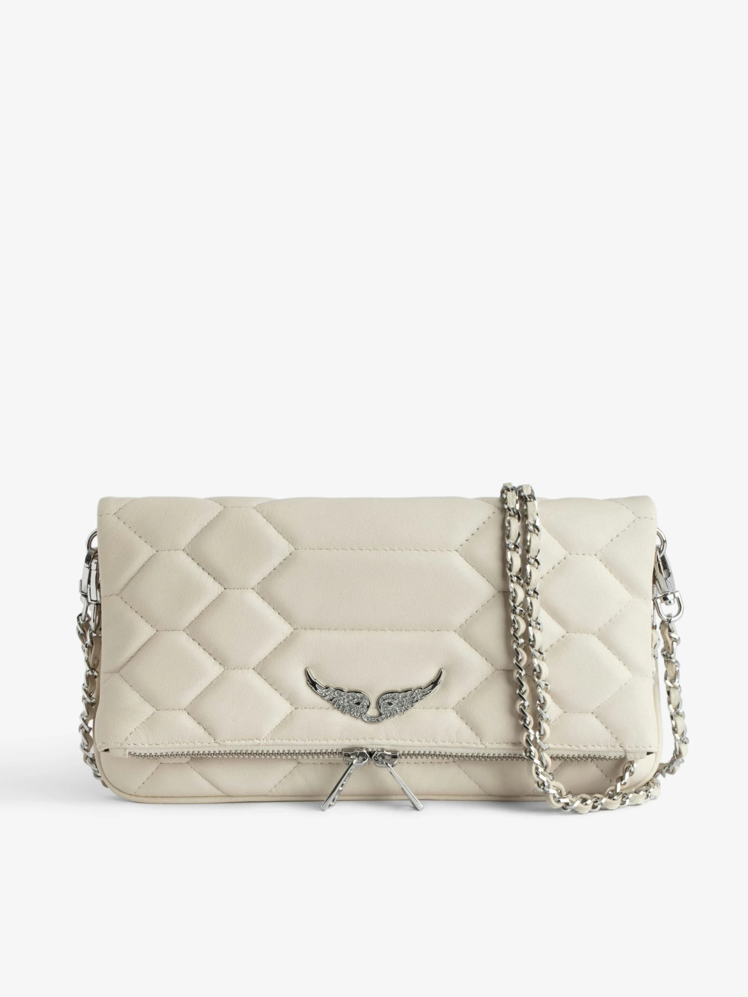 Zadig & Voltaire Rock Quilted Clutch Flash