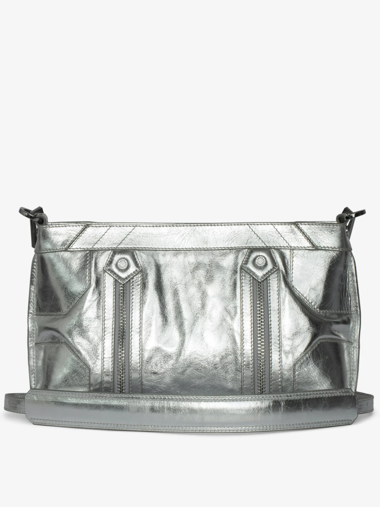 Zadig & Voltaire Sunny Moody Vintage Metal Bag Silver - Image 2
