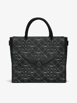 Zadig & Voltaire Angel Tote Monogram Bag Black