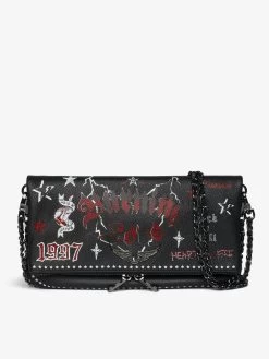 Zadig & Voltaire Rock Punk Clutch Black