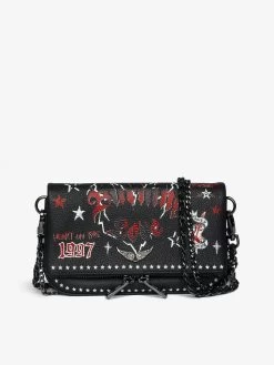 Zadig & Voltaire Rock Nano Punk Clutch Black