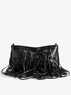 Zadig & Voltaire Sunny Moody Fringes Bag Black