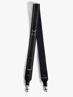 Zadig & Voltaire Adjustable Shoulder Strap Black