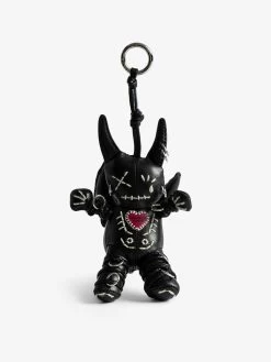Zadig & Voltaire Voodoo Devil Keyring Black