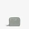 Zadig & Voltaire Mini ZV Infinity Patent Coin Purse Silver