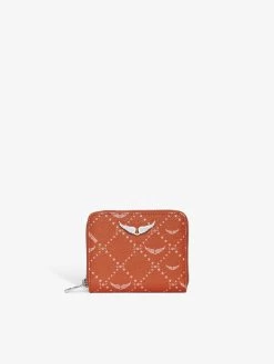 Zadig & Voltaire Mini ZV Monogram Wallet Flame