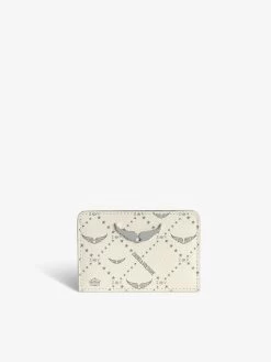 Zadig & Voltaire ZV Pass Monogram Card Holder Flash