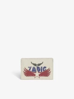 Zadig & Voltaire ZV Pass America Card Holder Flash