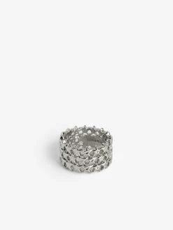 Zadig & Voltaire Rock Star Ring Shiny Silver