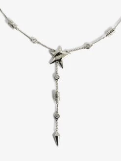 Zadig & Voltaire Rock Star Necklace Shiny Silver