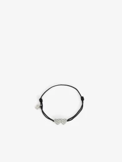 Zadig & Voltaire Zadig Link Heart Strass Bracelet Black