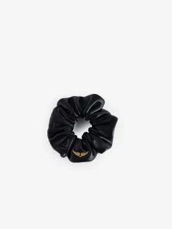 Zadig & Voltaire Chouchou Hair Scrunchie Black