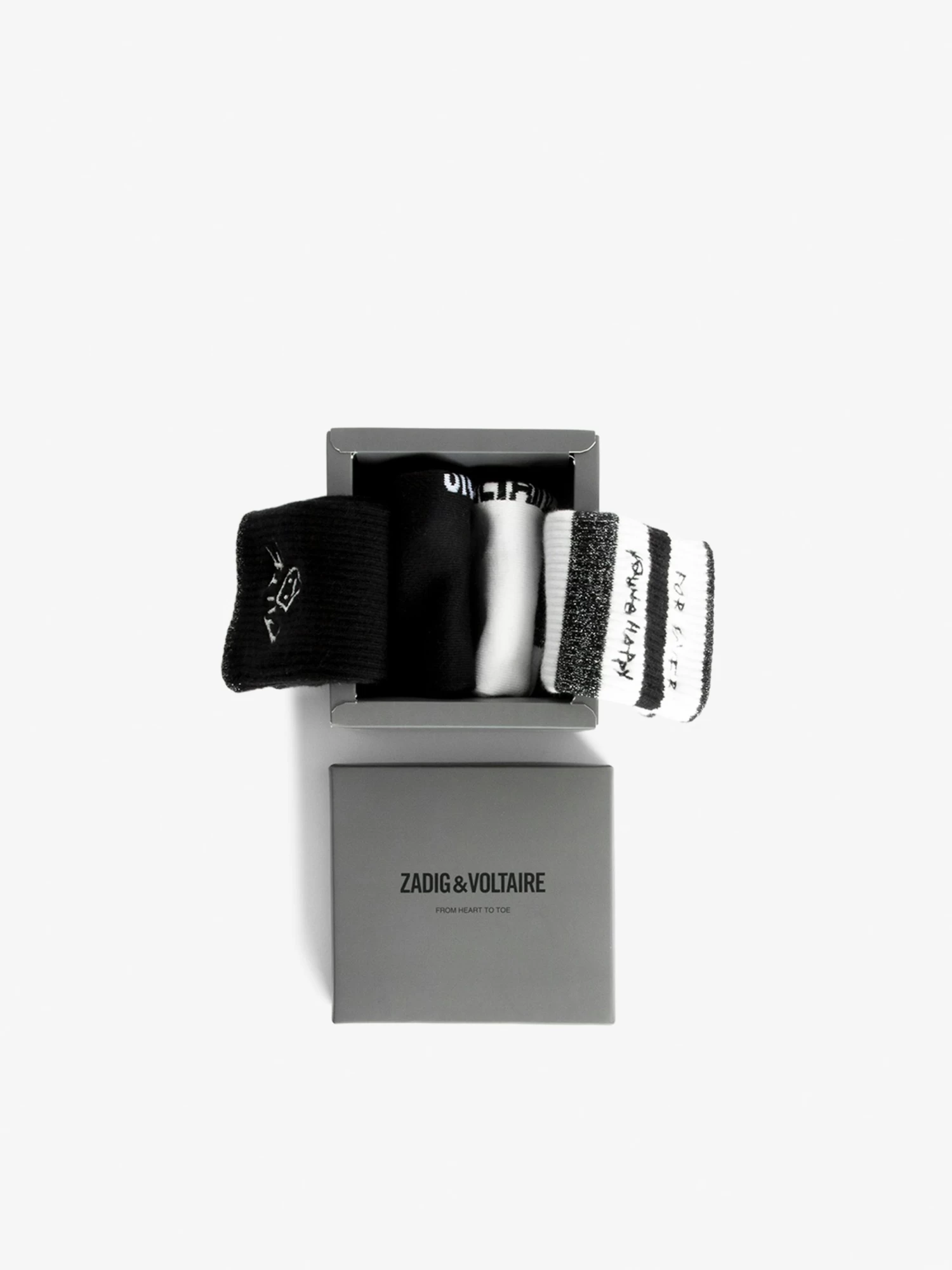 Zadig & Voltaire From Head To Toe Socks Black - Image 6