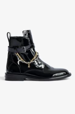 Zadig & Voltaire Laureen High Ankle Boots Black