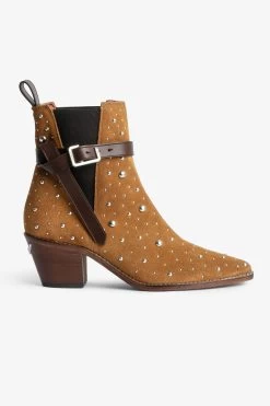 Zadig & Voltaire Tyler Dream Studs Ankle Boots Folk