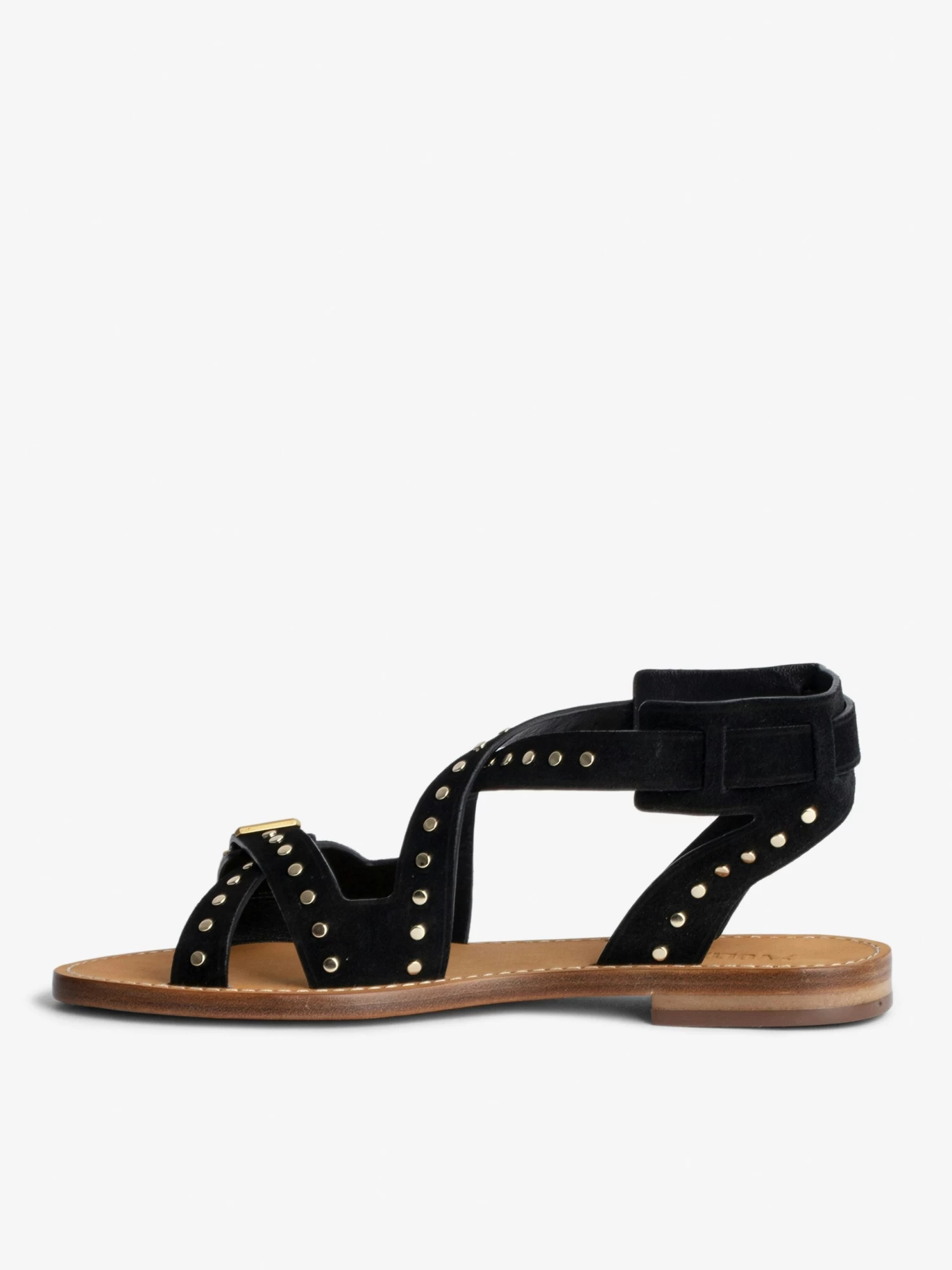 Zadig & Voltaire Cecilia Studs Caprese Sandals Black - Image 2