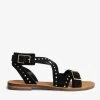 Zadig & Voltaire Cecilia Studs Caprese Sandals Black