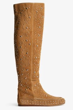 Zadig & Voltaire Santa Dream Studs High Boots Folk