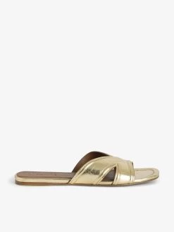 Zadig & Voltaire Azora Mules Gold