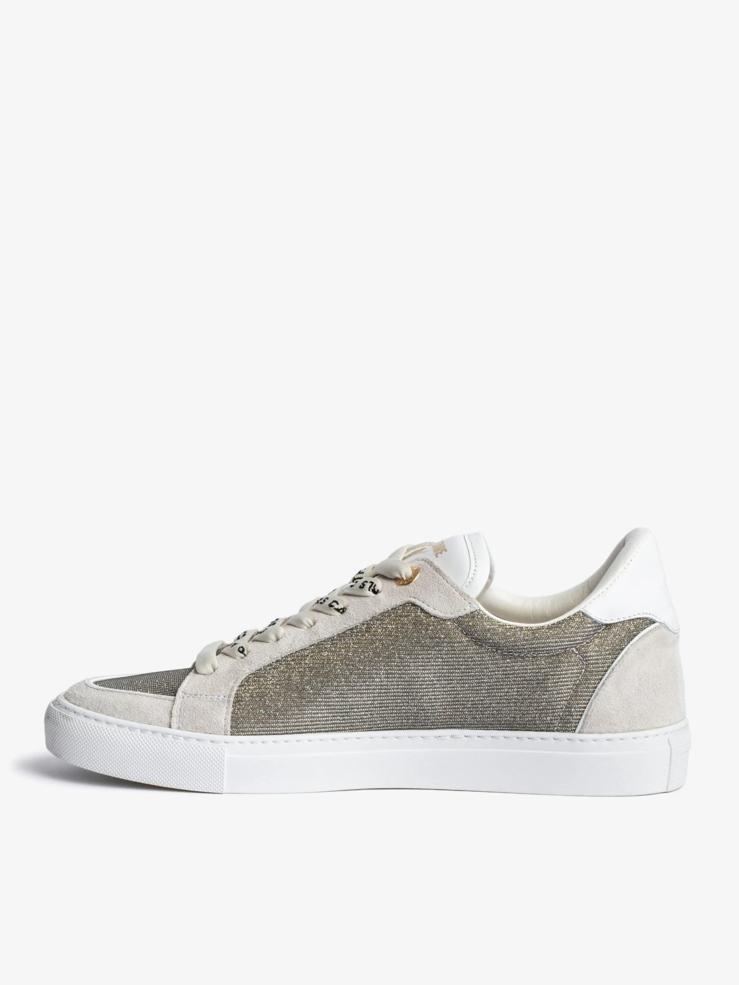 Zadig & Voltaire ZV1747 Low-Top Sneakers Silver - Image 2