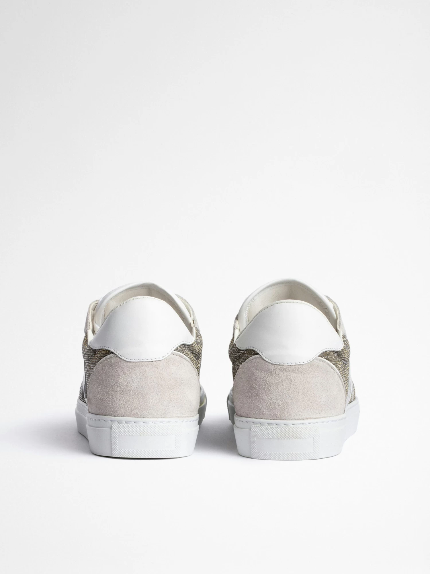 Zadig & Voltaire ZV1747 Low-Top Sneakers Silver - Image 3