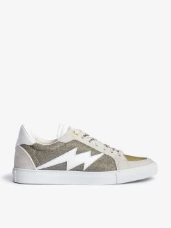 Zadig & Voltaire ZV1747 Low-Top Sneakers Silver