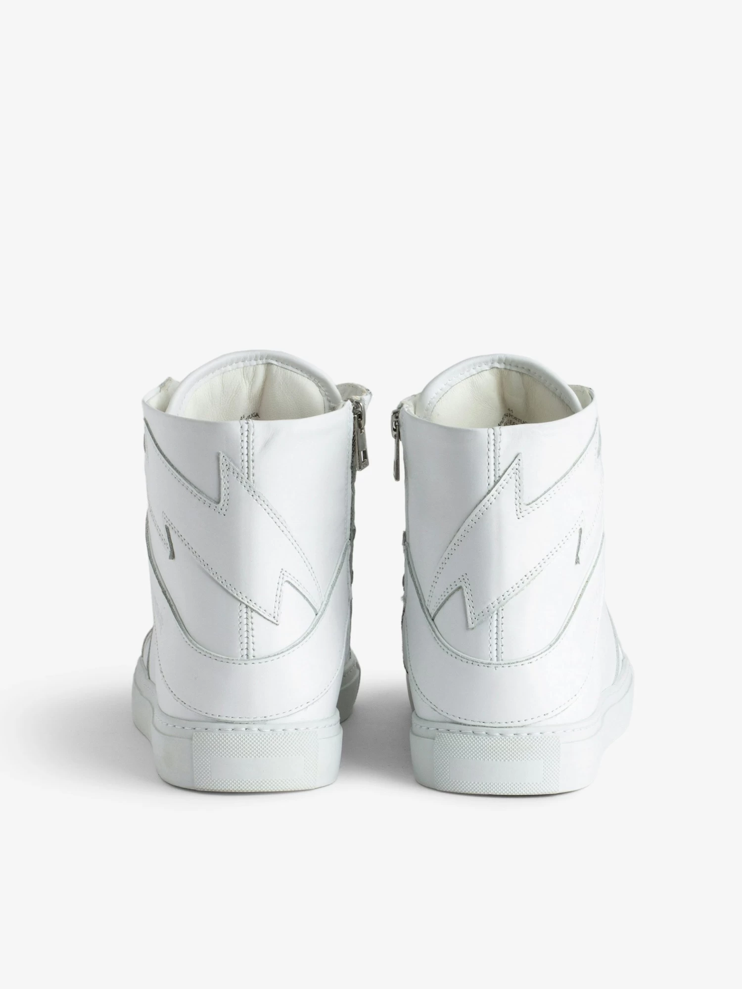 Zadig & Voltaire Zv1747 High Flash Men Sneakers White - Image 4