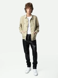 Zadig & Voltaire Kido Linen Jacket Light Beige