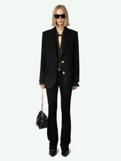 Zadig & Voltaire Vicka Blazer Black